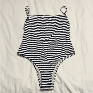 SOLID & STRIPED One Piece Bathing Suit